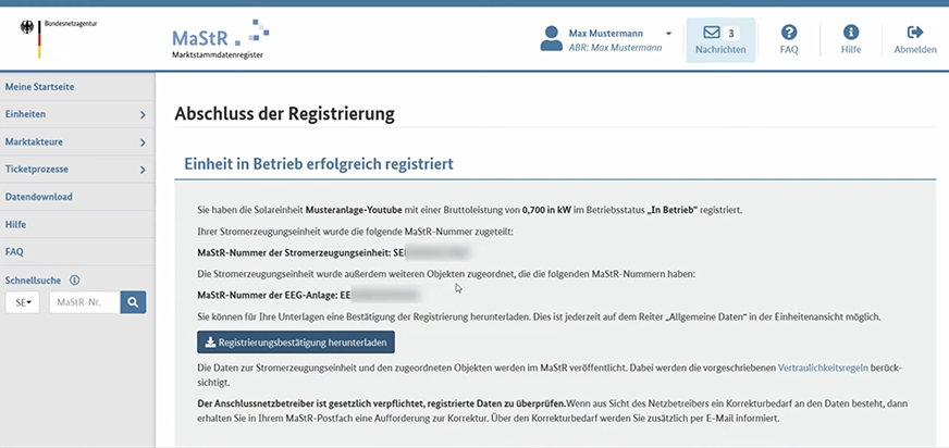 Balkonkraftwerk Anmeldung Registrierung Schritt 16